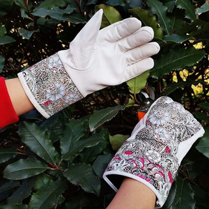 ถุงมือทำงานหนังวัวกันหนามสำหรับเด็กผู้ชายถุงมือป้องกันความปลอดภัยสำหรับช่าง - Product Image 6