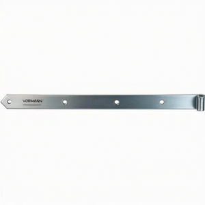 Sangle à charnière en acier zingué bleu VORMANN, usage moyen, largeur 37 mm, longueur 400 mm, épaisseur 5 mm, lot de 10 pour portes et fenêtres - Product Image 3