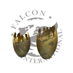 Florero Moderno y Elegante de Aluminio con Acabado Dorado, Diseño Artesanal Ecológico para Decoración de Mesa en Bodas - Product Image 2