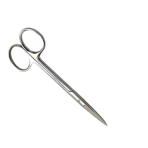 5.5 ''allemand acier inoxydable infirmière pansement ciseaux manuel pansement chirurgical équipement abdominal avec bord émoussé - Product Image 6