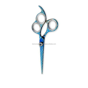 Instrument de beauté manuel de puissance de ciseaux de coiffeur enduit de papier bleu fait à partir de l'acier inoxydable pour l'usage chirurgical - Product Image 6