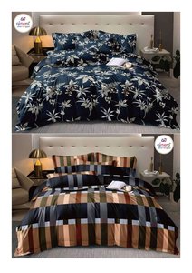 Juego de Funda Nórdica Reversible Ajmera de 6 Piezas, Estampado Floral, Poliéster y Algodón, Colección de Ropa de Cama de Lujo Ligero para Todas las Estaciones - Product Image 2