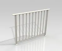 Balustrade en aluminium, main courante, profilés en aluminium de qualité supérieure