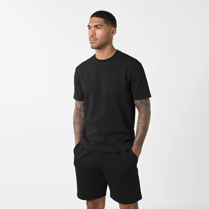 Logotipo personalizado serigrafiado de secado rápido cuello Modal transpirable evento correr hombres Unisex Ringer camisetas 100% algodón de punto carta - Product Image 4