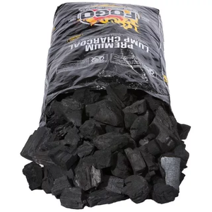 Charbon de bois noir de France, haute qualité, 100% naturel, bois dur, pour barbecue, faible teneur en cendres - Product Image 1