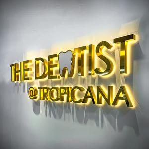 Chinahoo tùy chỉnh dấu hiệu gương vàng Tường dấu hiệu Led Logo biển hiệu LED xây dựng cửa hàng dấu hiệu mở cho doanh nghiệp - Product Image 6