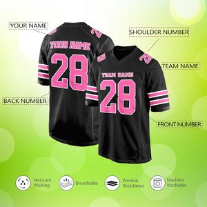 Juego de camisetas de fútbol americano sublimado para equipos Diseños personalizados Nombres y números de jugadores en material de alta calidad para todas las edades - Product Image 2
