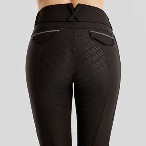 Pantalones de mujer ecuestres de alta calidad, ropa personalizada elástica de 4 vías, pantalones de montar a caballo al por mayor a granel - Product Image 5