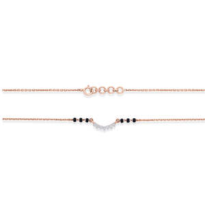 Collar Mangalsutra Tanmaniya con Diamantes Eternal Link - Product Image 4