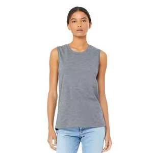 เสื้อยืดออกกำลังกายผ้าคอตตอนสลิมฟิตของผู้หญิงเสื้อครอปไซส์ XL ออกแบบได้ตามที่ต้องการฤดูร้อน - Product Image 3