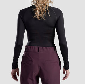 Women's Customizable MMA <b>Rash</b> <b>Guard</b> Solid Pattern Long Sleeve Compression Martial Arts Wear Plain Dyed Rubber Waist-Wholesale - Product Image 4