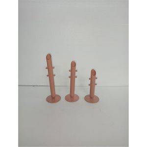 Bougeoirs en métal mat en vrac, élégants centres de table de mariage, porte-bougie conique, style nordique, bougeoirs en fer pour événements - Product Image 6