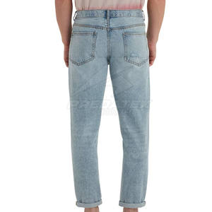 กางเกงยีนส์ผู้ชายทรงตรง สวมใส่สบาย ระบายอากาศได้ดี สีสันตามสั่ง คุณภาพสูง สไตล์ลำลอง สำหรับฤดูหนาว - Product Image 3