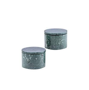 Bol à sel en marbre et bois Couleur naturelle Forme ronde Accessoires de cuisine 3 pièces Personnalisation au meilleur prix - Product Image 2