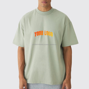 Camisetas Personalizadas de Corte Regular para Hombre, Lavado Ácido, 100% Algodón, 280 g/m², Peso Pesado, Secado Rápido, Transpirables, Estilo Vintage, Color Sólido - Product Image 4