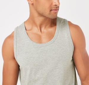 Good Quality Manufacturers Soft and Comfortable Sleeveless Muscle <b>Vest</b> Men Tank Top Fitness Wear Out Door Wear Men Tank Top - Product Image 4