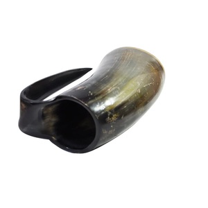 <b>Viking</b> Festival Natural Horn Beer Mug Handcrafted Polished Eco-Friendly Traditional Medieval Style - Product Image 2