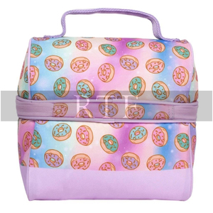 Fourre-tout isolé thermiquement en PEVA avec logo personnalisé, sac de boîte à lunch glacière, fermeture à glissière pour écoliers, enfants, par Raw to Fine - Product Image 6
