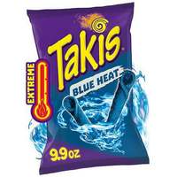 Takis Blue Heat Piment chips de tortilla 92g de céréales épicées à saveur sucrée Snacks de pommes de terre frites maïs pop-corn emballé bouteille