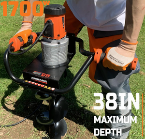 OFFRE NOUVEAU STOCK Tarière électrique de qualité, 1700W, filaire, avec mèche de forage et 12 tiges d'extension - Product Image 3