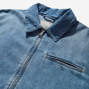 2025 Best quality OEM Men Pure Colour <b>Denim</b> Jacket Black / Blue Fashion Simple Male Daily Casual Lapel <b>Coats</b> for Homme - Product Image 3