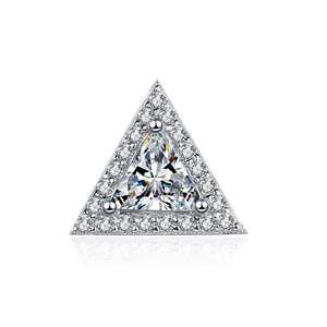 Pendientes de Moissanita con Certificación GRA, D VVS1, Trisparkle Radiance, para Hombre, 0.5 Ct, Pieza Única, Joyería de Lujo Deslumbrante - Product Image 1