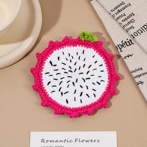 Adornos de Frutas Tejidos a Crochet, Coloridos, de Fresa, Manzana y Plátano, Decoración para el Hogar, Juguetes de Simulación para Niños - Product Image 3