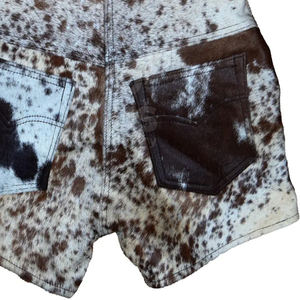 Pantalones Cortos de Cuero Genuino de Pelo de Vaca para Hombre y Mujer, Ropa Casual de Verano, Servicio OEM, Transpirable y Ecológico - Product Image 6