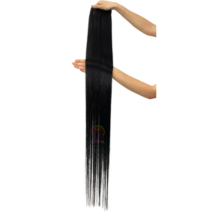 Precio de fábrica 100% cabello Remy humano Real doble dibujado máquina doble trama cruda vietnamita sedoso cutícula alineada hueso pelo liso - Product Image 2