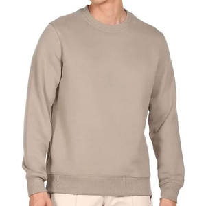 High Quality New Design Custom Printed <b>Sweatshirt</b> Men Streetwear <b>Plain</b> Fashion Crew Neck Plus Size Solid Color Men's hoodies - Product Image 1