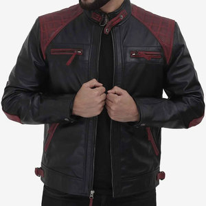 Veste en cuir élégante pour hommes High Street Veste de travail à Offre Spéciale intérieure en polyester de qualité avec style d'hiver chauffé à glissière - Product Image 4