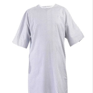 ชุดกาวน์แพทย์ผ้านอนวูฟเวนสำหรับผู้ป่วยพยาบาลไม่ถักโลโก้ตามสั่ง - Product Image 1