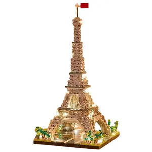 บล็อกไฟ LED รูปหอไอเฟลขนาดจิ๋ว - Product Image 1