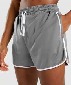 Custom Designed Basketball <b>Shorts</b> for <b>Men</b> Double Layer Mesh Sportswear with Embroidered Logo Classic <b>Black</b> for Summer - Product Image 4