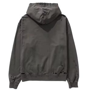 Sudadera con Capucha de Forro Polar Mineral Vintage para Hombre, al por Mayor, con Bolsillos Laterales Ocultos, Diseño de Piedra Recortada, Secado Rápido, Transpirable, Corte Regular - Product Image 2