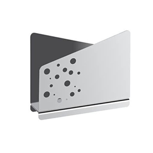 Porte-serviettes en acier inoxydable au design fait à la main avec finition polie miroir, parfait pour la vaisselle et les articles d'hôtel - Product Image 4