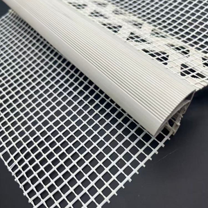 Borde de Goteo de <span class=keywords><strong>PVC</strong></span> Duradero con Malla de Fibra de Vidrio para Esquinas de Construcción y Anti-Grietas - Product Image 3