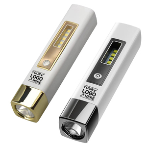 Banque d'énergie multifonctionnelle à haute intensité pour lampe de poche avec lumière latérale rechargeable par USB pour le camping, la randonnée et l'extérieur - Product Image 1