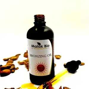 Active Moroccan Argan Tinted Bronzing Oil Drops For summer _Face & Body with SPF-15 and 30 _100% Natural