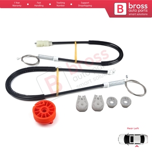 Juego de Reparación de Elevalunas Eléctrico Trasero Izquierdo BWR591 para C3 Pluriel MK1 Convertible 2003-2010 9643071080 - Product Image 3