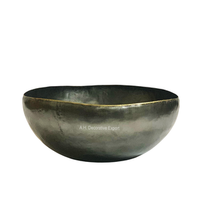 Gran oferta, cuenco de aluminio para servir ensaladas de mesa, suministros para restaurante, cuenco para masa con bordes rotos, cuencos de Decoración de cocina para el hogar - Product Image 5