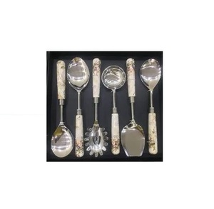 Ensemble de couverts en métal sur mesure pour la maison, la cuisine, la table, les repas, fabrication artisanale de haute qualité, cuillère en acier inoxydable - Product Image 1