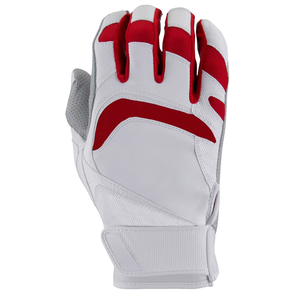 OEM Wholesale Leather Baseball Batting Gloves Breathable Velcro Closure Both Hands Training Use High Quality QASWA SPORTS - Product Image 1