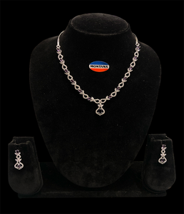 Ensemble de bijoux de mariée en cristal de luxe goutte d'eau pour les femmes de mariage élégant déclaration collier et boucles d'oreilles pour la mariée - Product Image 6