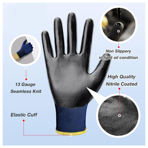 Guantes protectores de trabajo resistentes a cortes duraderos, al mejor precio al por mayor, guantes de seguridad más vendidos para ropa de trabajo de INCREÍBLES INDUSTRIAS - Product Image 2