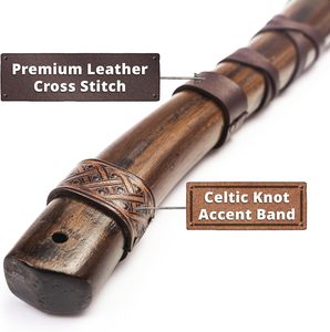 Vente en gros personnalisé OEM ODM Coutellerie Usine Damas Hache en acier à haute teneur en carbone faite à la main avec étui en cuir et bois Prix bon marché personnalisé - Product Image 5