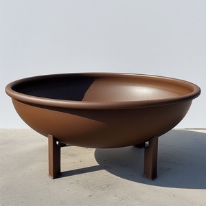 Foyer extérieur en métal haut de gamme, conçu pour les rassemblements dans la cour, offrant chaleur, durabilité et une présence au design élégant - Product Image 1