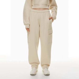 Oversized Cotton 220gsm Sweatpants For Women's Customizable Straight Leg Joggers With Wide Leg And Flat Front For <b>Winter</b> <b>Trouser</b> - Product Image 1