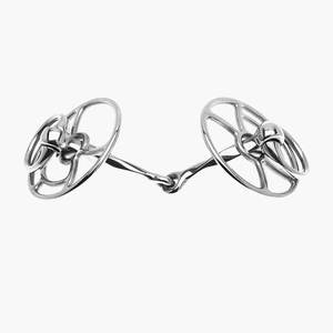 Continental gag 3-anillos sólido 20mm Bit Horse Products Horse Bits - Product Image 4