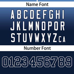 Camiseta de béisbol sublimada personalizada azul claro azul marino degradado a rayas uniforme de equipo personalizado transpirable cuello en V manga corta - Product Image 4